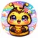 Colorful, cartoonish animal avatar with a friendly and expressive demeanor.